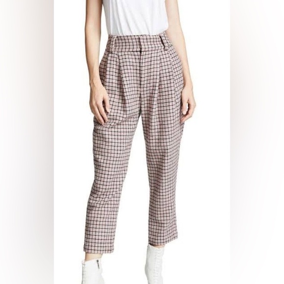 Maggie Marilyn Plaid lined Pants  size  6 @ - Picture 1 of 11